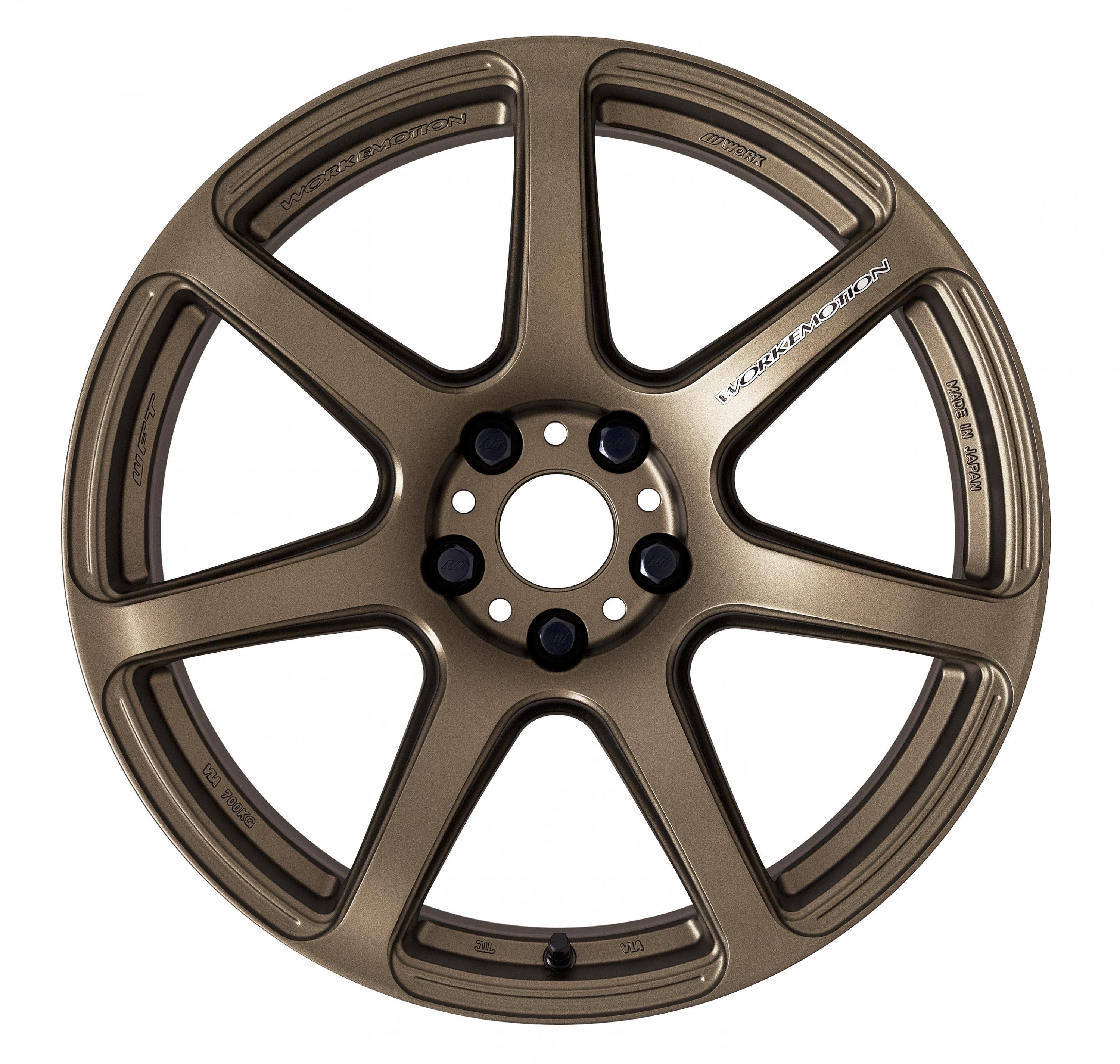 Work Wheels Emotion T7R Matte Bronze (Deep Concave) 19x9.5 +38 5x114.3 (Single Wheel) - 2015-2023 Subaru WRX / 2015-2021 STI / 2019-2023 Forester